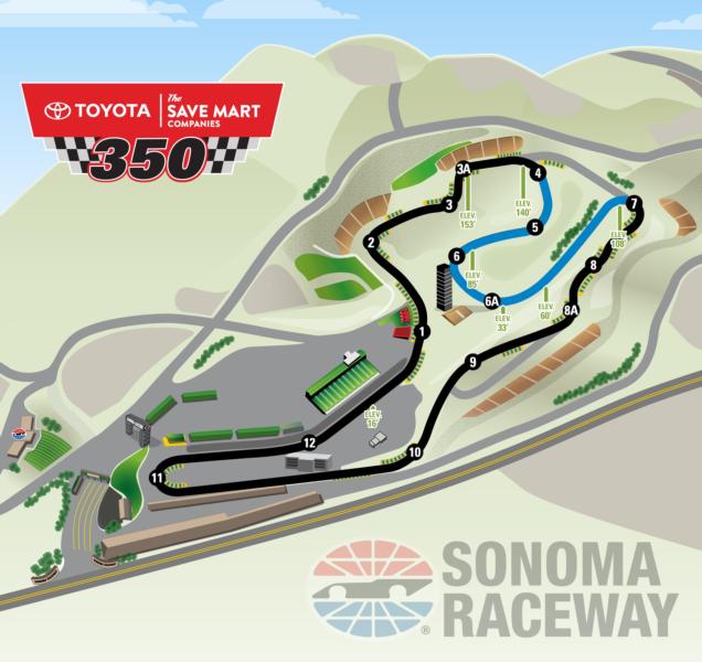 Sonoma Nascar Seating Chart