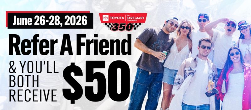 Refer a Friend (Sonoma Raceway) Header Image