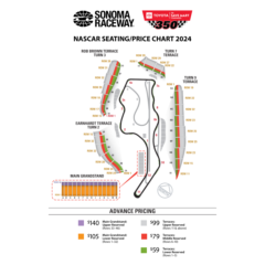 NASCAR Seating/Pricing Map