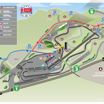NHRA ADA Map