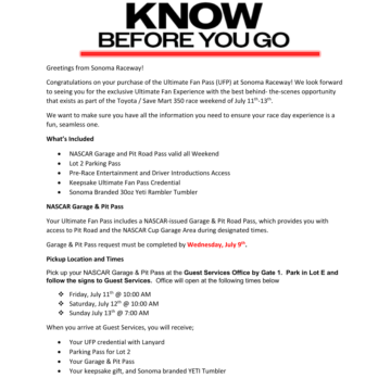 Know Before You Go
