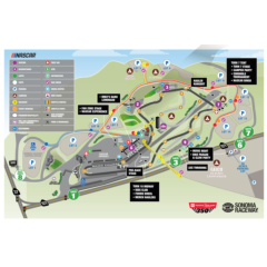 NASCAR Entertainment/Food Map