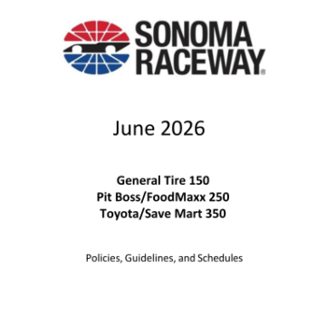Event Staff Guide (Toyota/Save Mart 350)