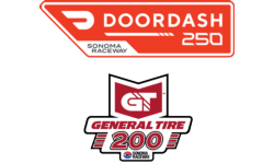DoorDash 250 & General Tire 200 Doubleheader Logo