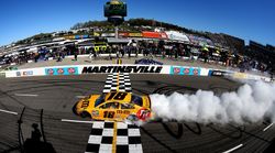•	Kyle Busch won the 67th Annual STP 500, his 35th victory in 396 NASCAR Sprint Cup Series races. 