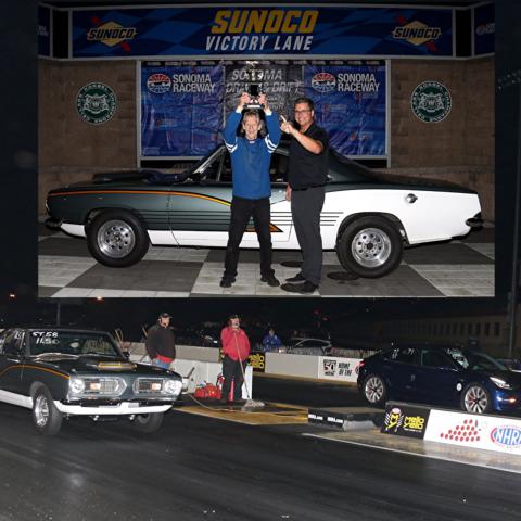 Street final with Spencer Marcil, the winner, on the left side and Craig Merrilees, the runner up.