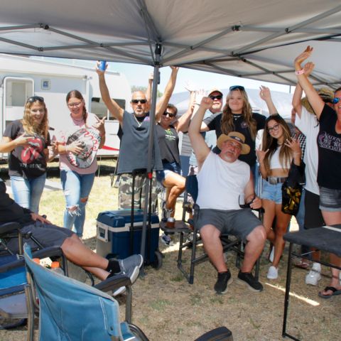 Campers at Sonoma Raceway