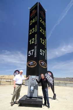 Fans will enjoy a brand new 85' lap leaderboard at the Toyota/Save Mart 350.