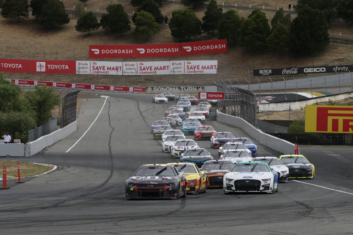 The Chute Configuration Returns for 2023 NASCAR Weekend News Media Sonoma Raceway