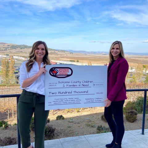 $200,000 Distributed to Sonoma Non-Profits By Speedway Children's Charities Sonoma Chapter