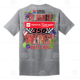 Toyota Save Mart 350 Event Tee Grey