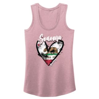 Sonoma Ladies Heart Tank Purple