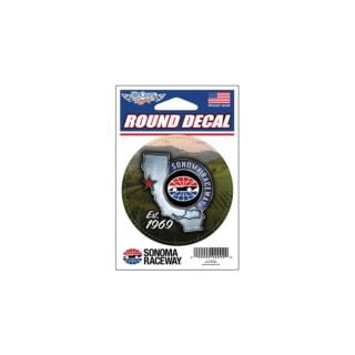 SNA State Outline Round Decal