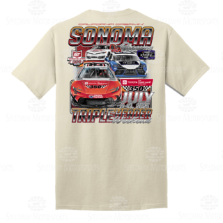 Toyota Save Mart 350 Triple Header Event Tee Khaki