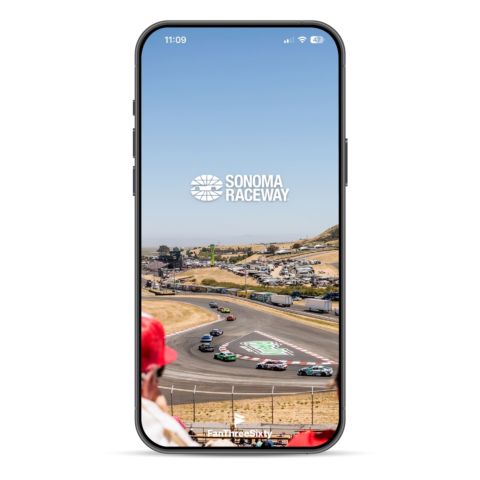 Sonoma Raceway App Header Image